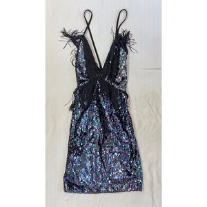 Sequin Dress w/ fringe